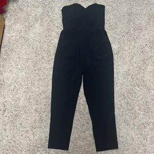 Adelyn Rae sweetheart strapless jumpsuit XS